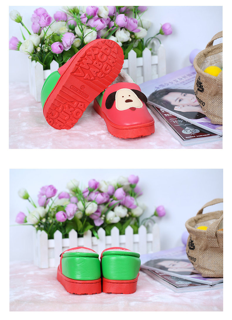 Pantoufles enfants en autre pour hiver - semelle autre - Ref 1009755 Image 44