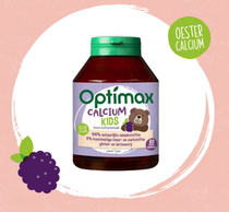 Dutch direct mail Optimax Baby Bear childrens calcium tablets 60 pieces fruit flavor calcium supplement to promote bone growth