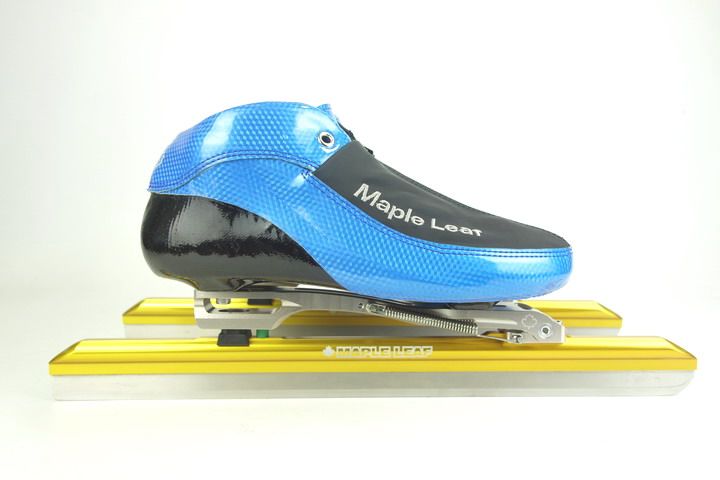 New Canada Maple Leaf Carbon Fiber Outer Labow Ice Knife Shoe Speed Skating Boulevard Deposition Adult Skates Double Hardness