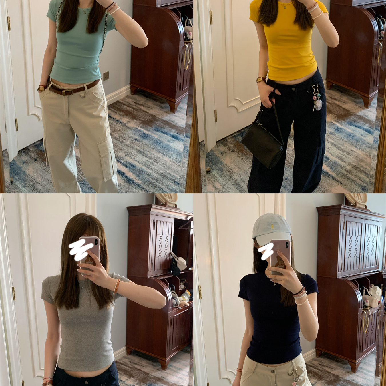 3インチウエストTシャツ、タイトラウンドネックTシャツ、スリミングとスリム、2〜5 3〜10を購入