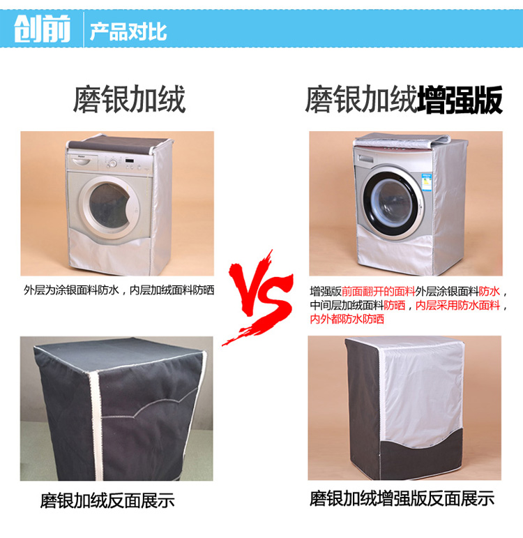 Thích hợp cho máy giặt trống Siemens vỏ chống nắng chống nước trong nhà và ngoài trời chống bụi che chắn Bảo vệ bền 8 năm tấm che nắng