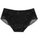 Sexy lace cotton mid-waist butt lifts ສະດວກສະບາຍແລະ breathable ຂອງແມ່ຍິງ