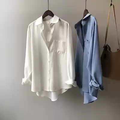 Pregnant women's coat Spring and Autumn long version 2020 New pregnant women loose Korean solid color shirt long sleeve shirt autumn