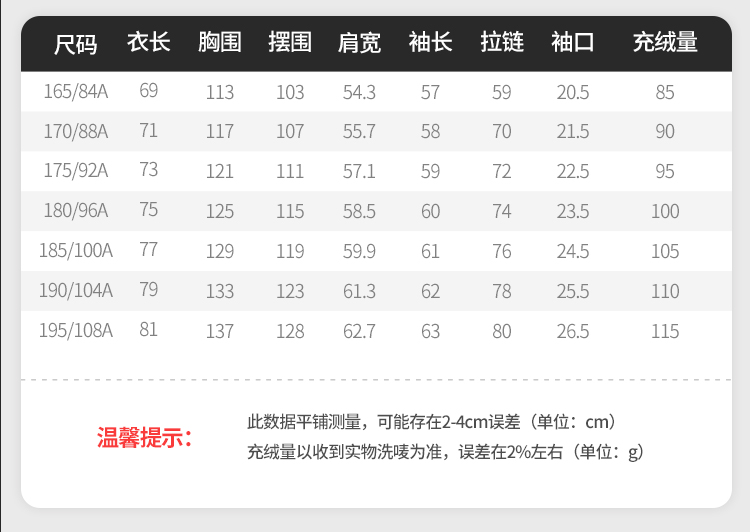 雪中飞 男士 短款连帽羽绒服 80%白鹅绒 图9