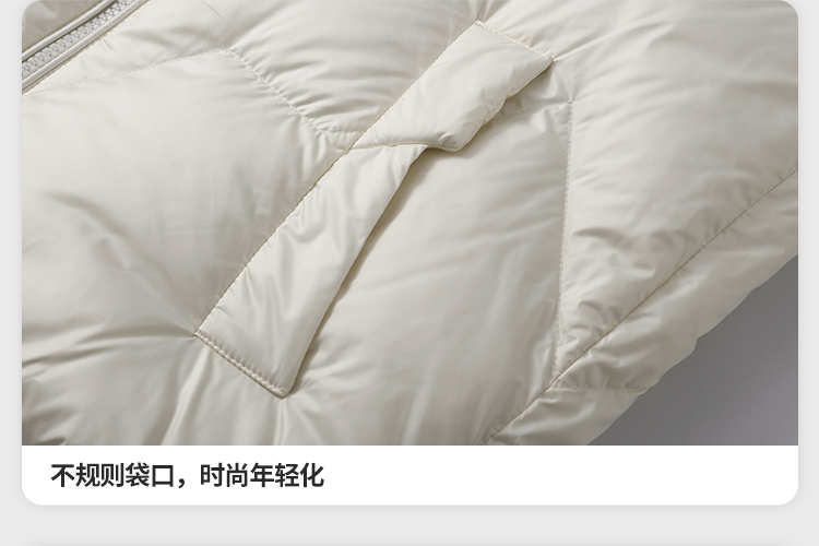 雪中飞 女士 轻暖鹅绒 短款羽绒服 图26