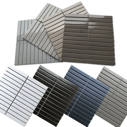 Туалетная цилиндрическая изогнутая мозаичная мозаичная плитка