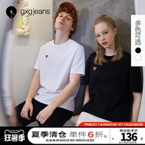 gxgjeans mens 2021 summer new T-shirt mens fashion joint item casual short-sleeved t-shirt