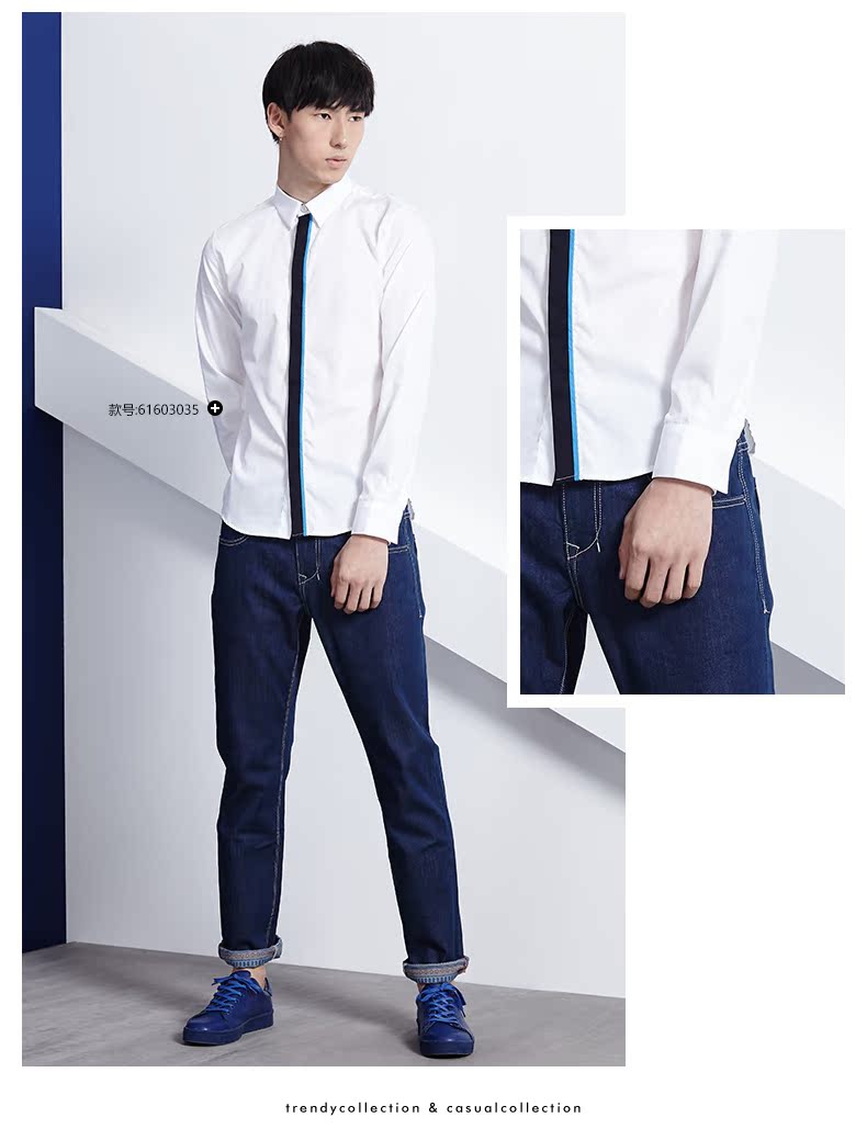 Jeans pour jeunesse GXGJEANS en coton pour printemps - Ref 1486004 Image 15