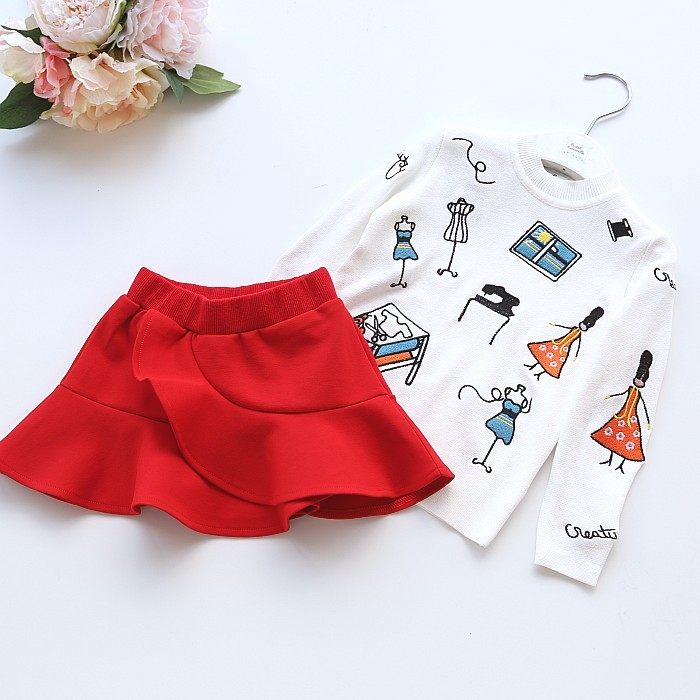 Jupe pour fille MINIYILE FOR KIDS - Ref 2049446 Image 10