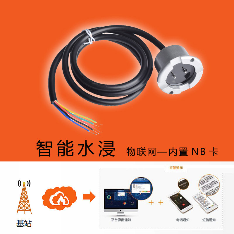 Smart Nb-iot Water Immersion Detector Water Level Siren Full Water Spillway Leak Detection Internet Of Things Platform Docking