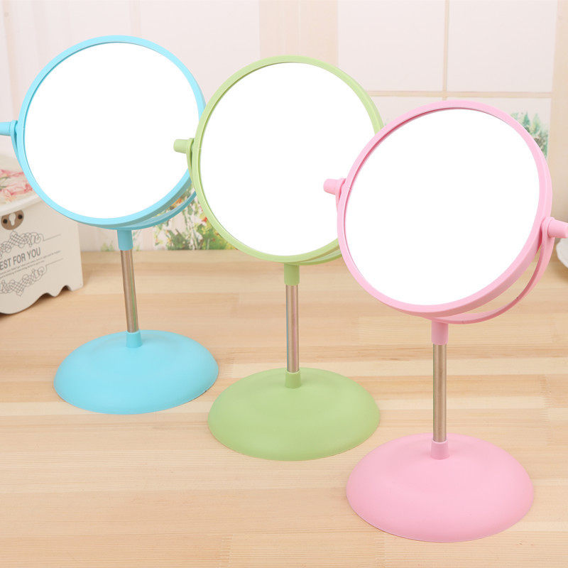 Desktop double-sided mirror Princess makeup mirror Rotating dressing mirror European environmental protection durable beauty makeup desktop small mirror