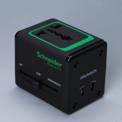 Schneider Wifi Adapter 2.1A USB Schneider Universal Adapter for International Travel with Wifi