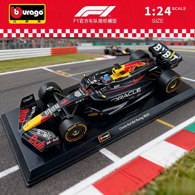 Bimei Genuine 1:24 Red Bull Rb20 Simulation Alloy Model Ornament Verstappen F1 Car Model Formula Racing Bimei Genuine 1:24 Red Bull Rb20 Simulation Alloy Model Ornament Verstappen F1 Car Model Formula Racing