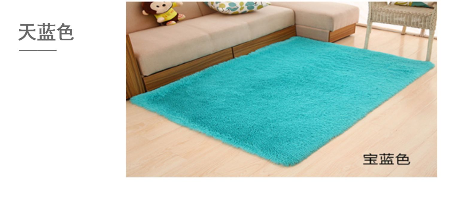 Silky dày thảm phòng ngủ hiện đại phòng khách nhỏ gọn bàn cà phê bên cạnh giường chăn mở máy tùy chỉnh rửa thảm không trơn trượt - Thảm giá thảm lót sàn