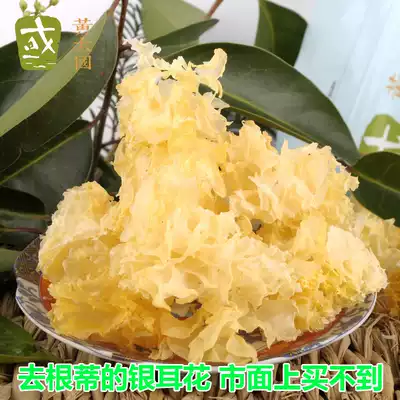 Farm silver fungus, crushed white fungus, snow fungus, glutinous ear, primary color, sulfur-free silver fungus, 200g silver fungus, lotus seed soup, Impulse