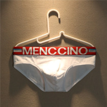 Tide men new stylish sexy low waist underpanties pure cotton sports breathable young mens triangle trousers white