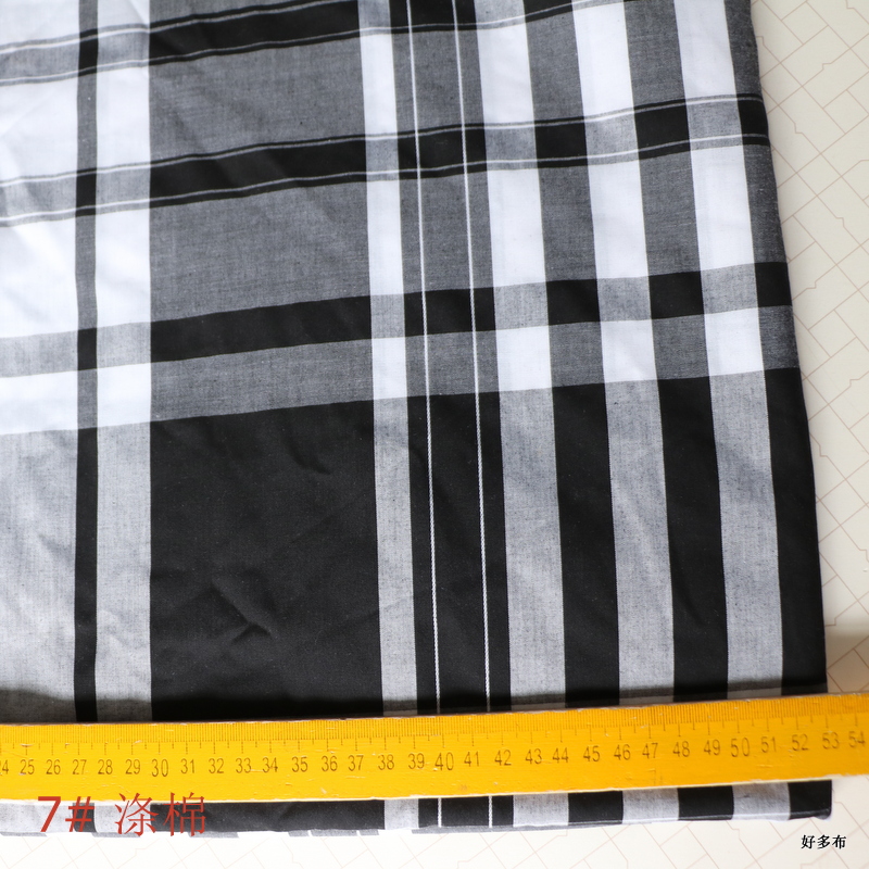 Cotton, polyester, cotton, giải phóng mặt bằng kẻ sọc, 7 nhân dân tệ, một mét, giá đặc biệt, vải không, vải thủ công, vải mùa hè, vải cotton - Vải vải tự làm vải dạ