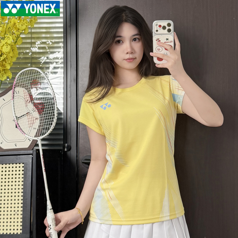 High-Quality New Yonex Badminton Clothing for Men and Women, Sports Short-Sleeved Tops, T-Shirts, Short Skirts