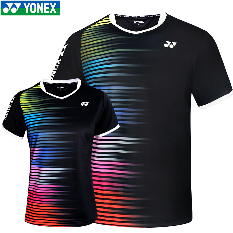 New YONEX Yonex badminton clothing for men and women 110321BCR short-sleeved quick-drying sportswear cultural shirt