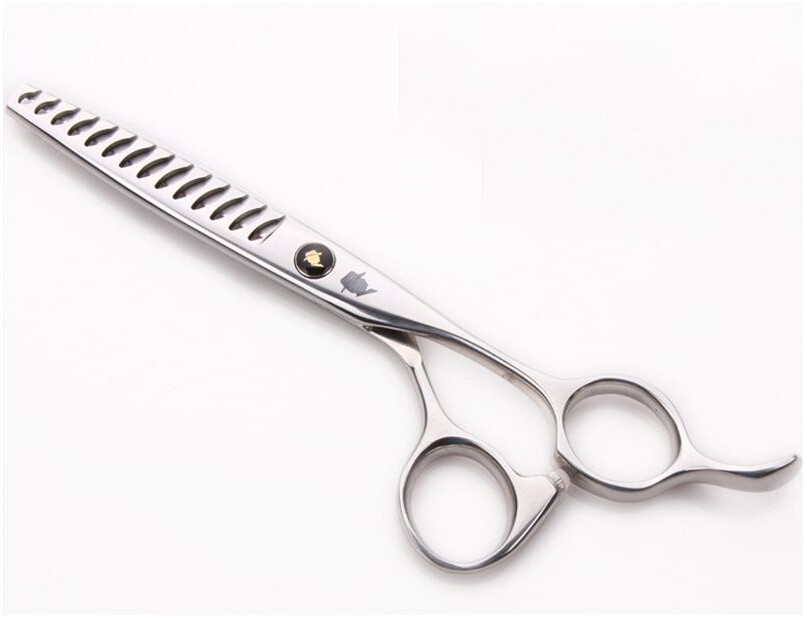 14 wide tooth fish bone beating with thin hair cut tooth cut to amount 50% lil sea scissor tooth cut XL56-614