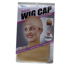Breathable headless wig hair net net cap hair cover pressure hair cap Send and receive hair tie hat beige head through hair net