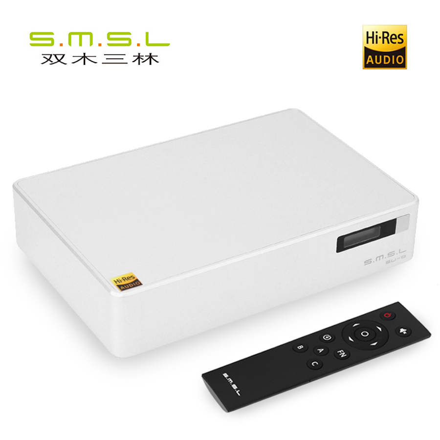 SMSL Shuangmu Sanlin SU-8 new version decoder DAC Dual ES9038Q2M XMOS USB hard solution DSD