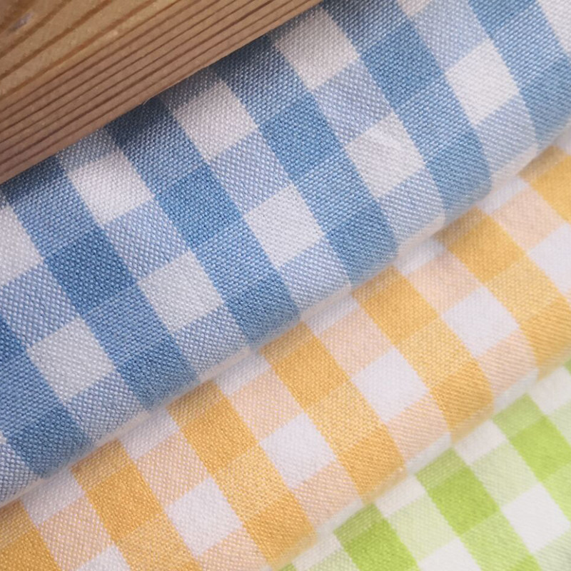 Love Love 100% Pure cotton Old coarse cloth sheet 21 Thickened Encrypted Small Plaid single piece All cotton Three-four sets