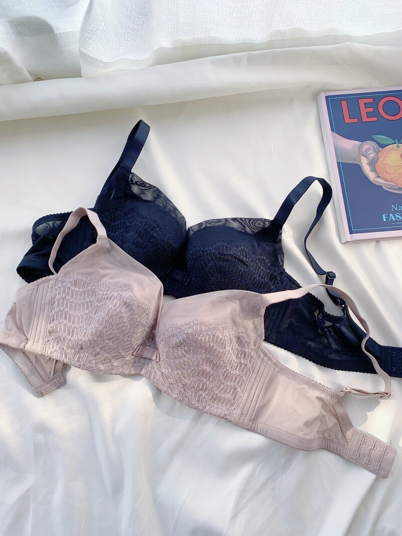 100% mulberry silk Neria*B31 brand withdrawal ultra-thin cotton cup soft steel ring gathered adjustable underwear