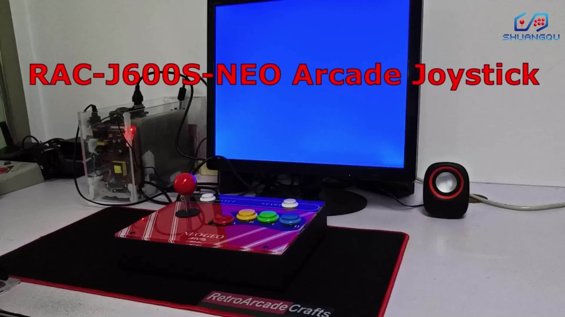 RAC-J600S-NEO 6 Button Arcade Joystick for Neo Geo AES MVS CD