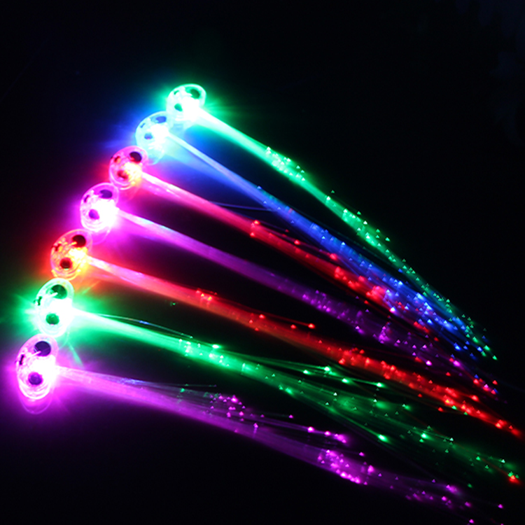 LED luminous sparkling braid Fabbraid Luminous Hair Bar KTV Concert Nightfield Toy Props