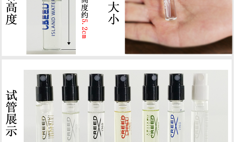 Creed Creed Tín ngưỡng Mùa xuân núi bạc / Napoleon / Đế chế / Nước hoa Himalaya Mẫu 2,5ml - Nước hoa nước hoa valentino