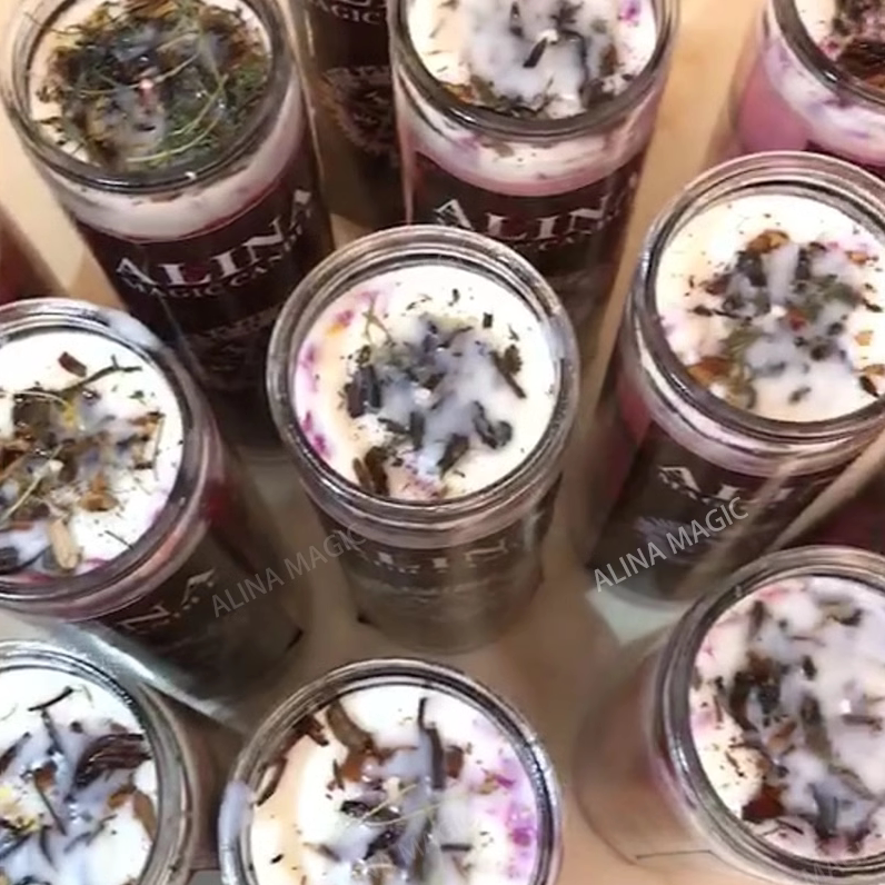 Moon Phase New Moon Full Moon Scented Candle Indoor Fragrance Original High-End Candle Handmade Herbal Wishing Candle