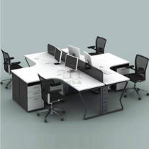 Shanghai office furniture staff table staff card holder steel foot structure simple computer desk