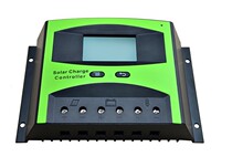 Intelligent solar charge and discharge controller 12v24v60a automatic identification LCD LCD screen display high power