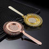 Professional 304 stainless steel bartending ice filter cocktail ice separator filter ice separator mixing cup bar