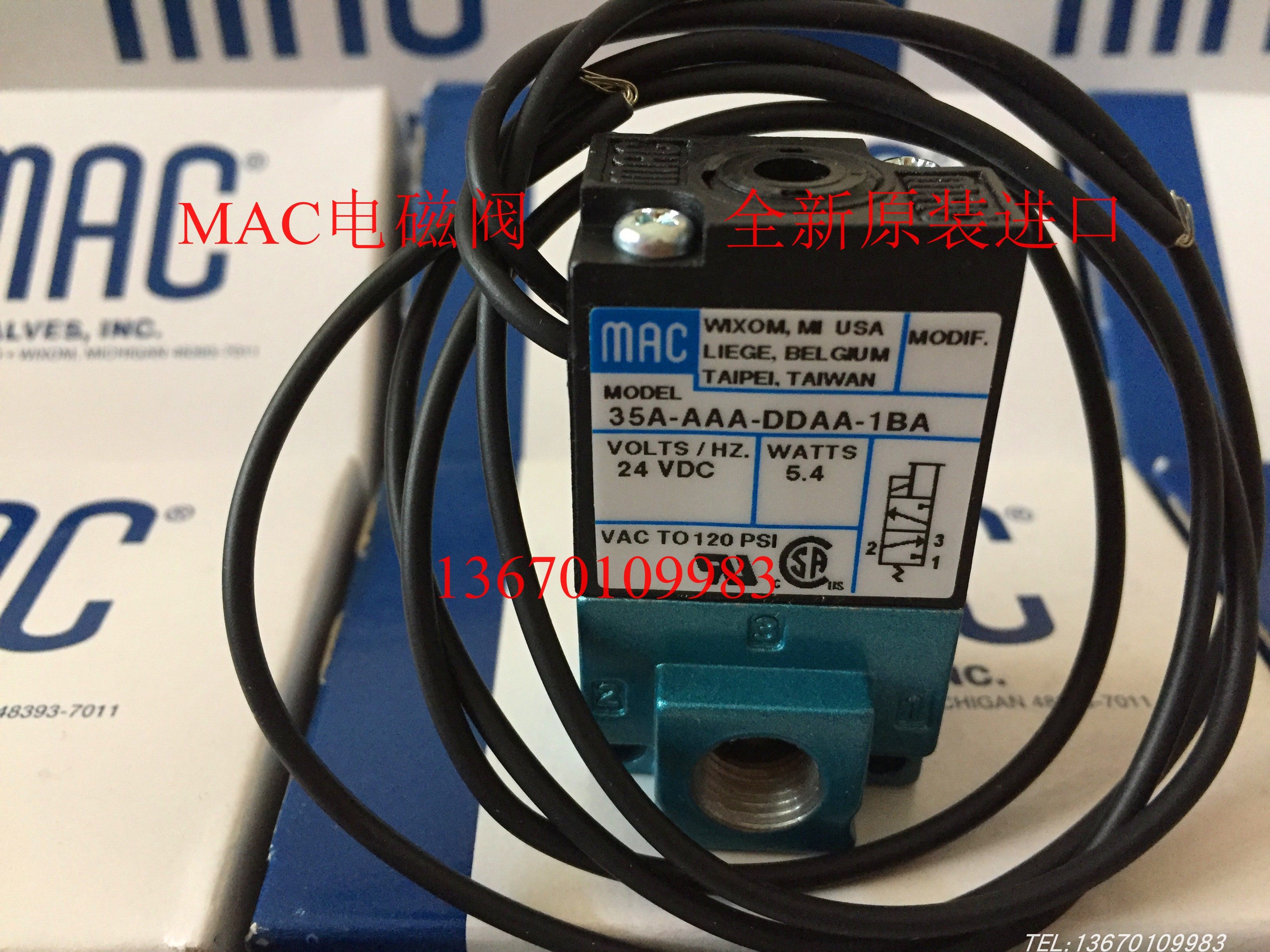MAC Solenoid valve 35A-AAA-DEDA-1BA 35A-AAA-DDAJ-1KE DDAA DFFA DDFJ