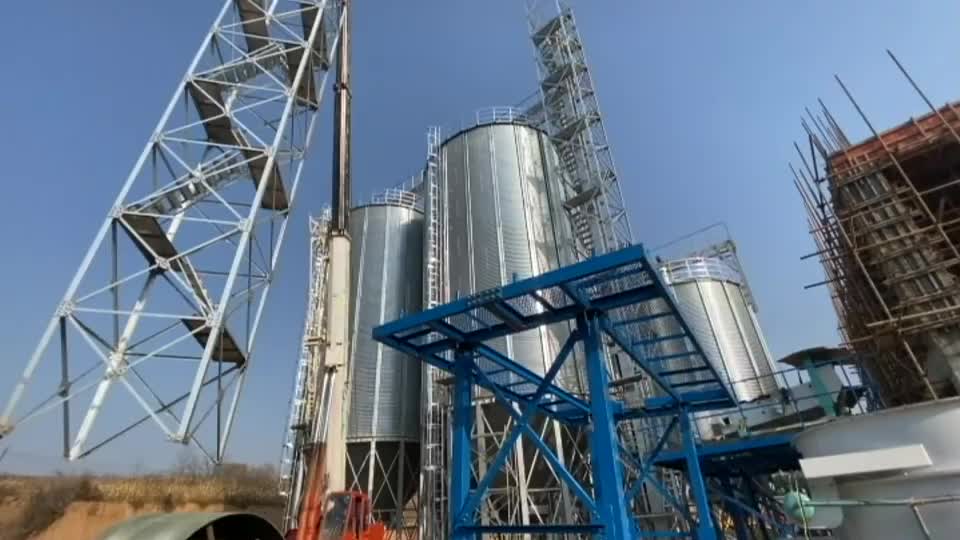 200 Tons 1000tons 5000 Tons Steel Silos Grain Storage Wheat Corn Bins