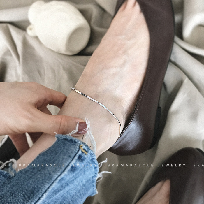 Chaine de cheville BAMA SURO en Argenterie - Ref 3104294 Image 1