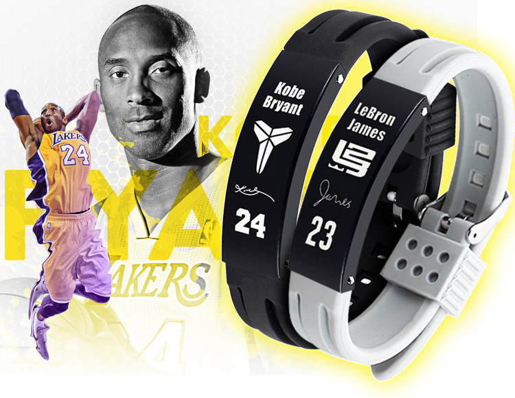 Bóng rổ NBA toàn sao James Curry Owen Ross Harden Kobe Vòng đeo tay thể thao nam và nữ 	giá thành lưới bóng rổ	