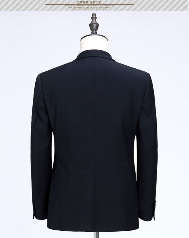 Playboy suit nam phù hợp với mùa thu len kinh doanh chuyên nghiệp mặc đám cưới trung niên phù hợp với bộ đồ hai mảnh quần âu nam
