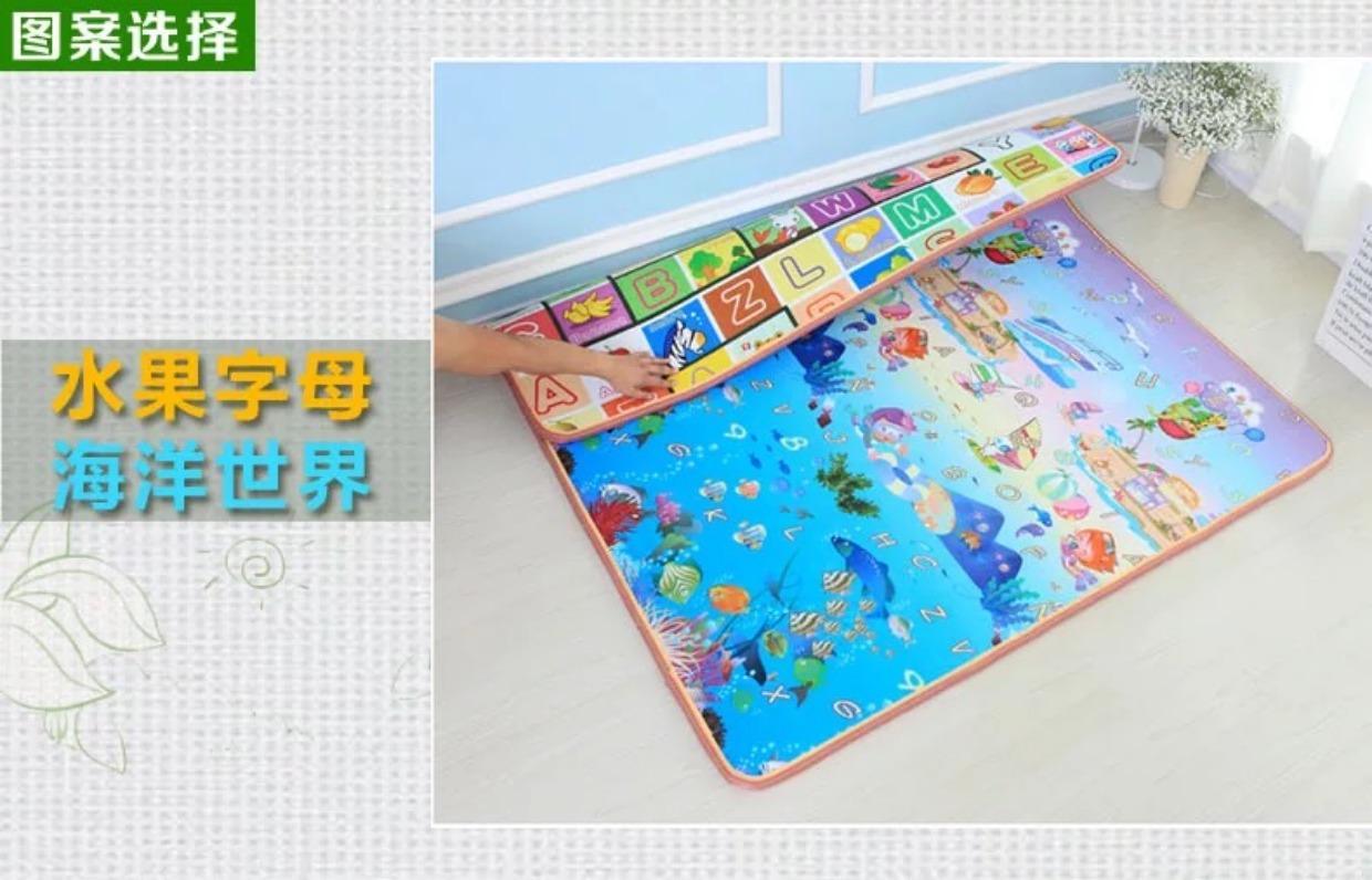 Lớn dày bé bò mat trẻ em câu đố bọt sàn mat phòng ngủ đầy đủ cửa hàng phòng khách thảm sàn nhà tham chui chan