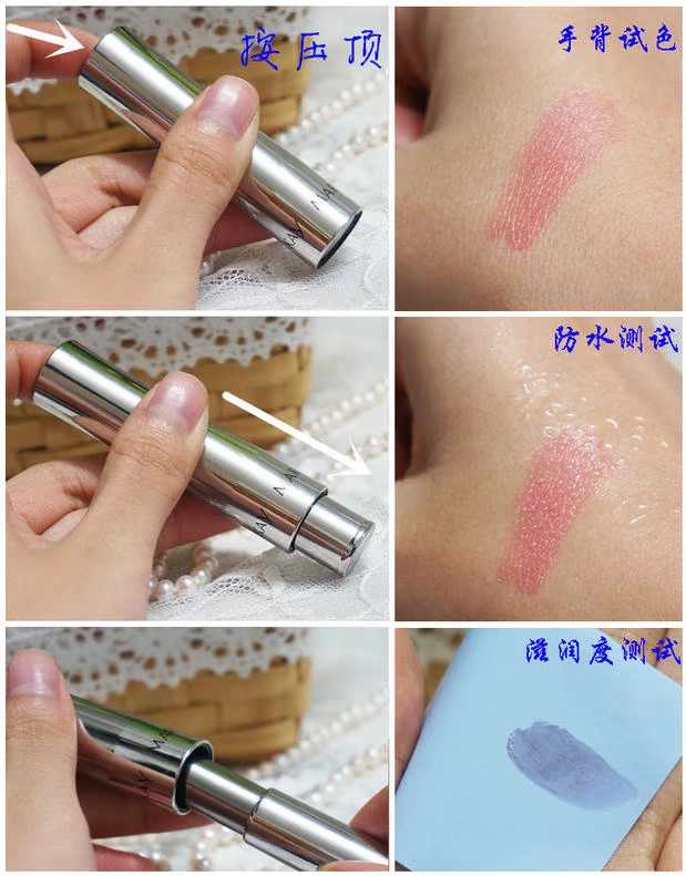 Authentic Mary Kay Lipstick Streamer Luminous Lip Balm Beautiful Charm Powder Pink Coral Bưởi Bột Bưởi Dưỡng ẩm, Không thấm nước, Không Cất cánh lâu dài - Son môi