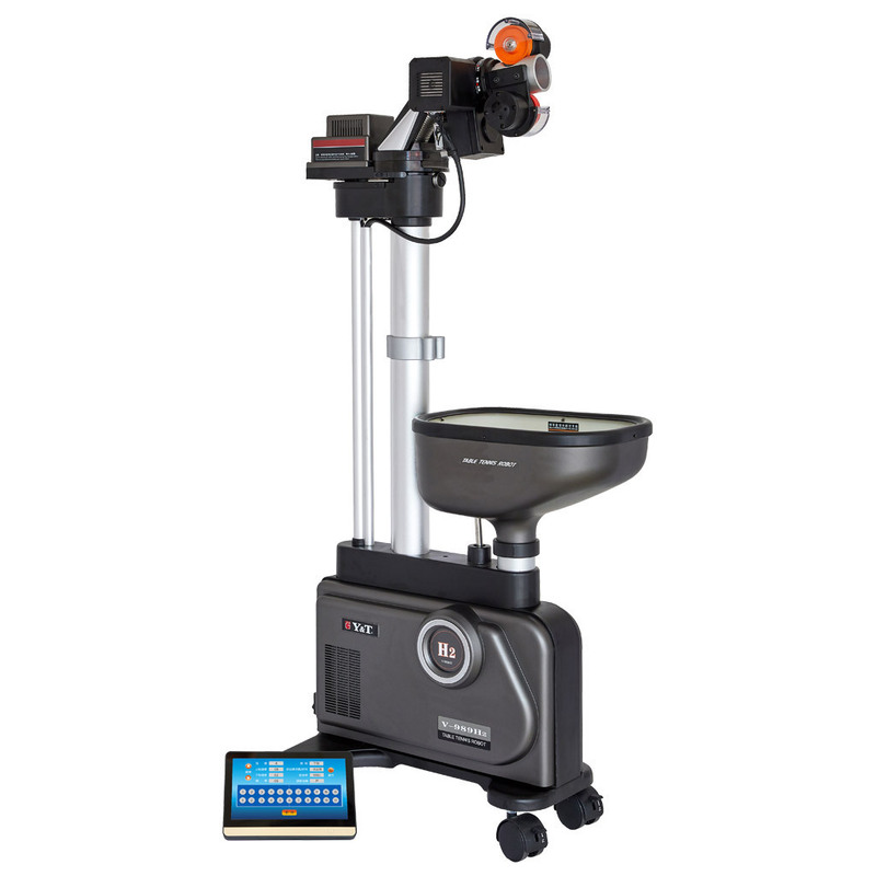 Taide's New Voice-Controlled Table Tennis Ball Machine V-989H2, Voice-Controlled Operation, Intelligent Programming, Fully Automatic
