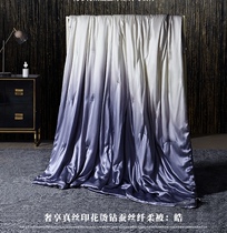 Sleep MINE Extravagant Silk Printed Pure Silk Fiber Soft Mulberry Silk Quilt 00060 Mall The Same Special Cabinet 2021