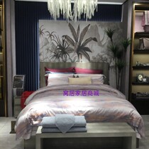 Slee Minehui Light Pure Cotton Color Weave Jacquard 4 pieces 00059 Luxurious Minimalist landscape bed quilt cover