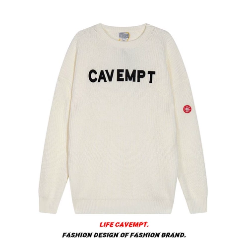 Демисезонный трендовый брендовый трикотажный свитер для влюбленных, рубашка, оверсайз