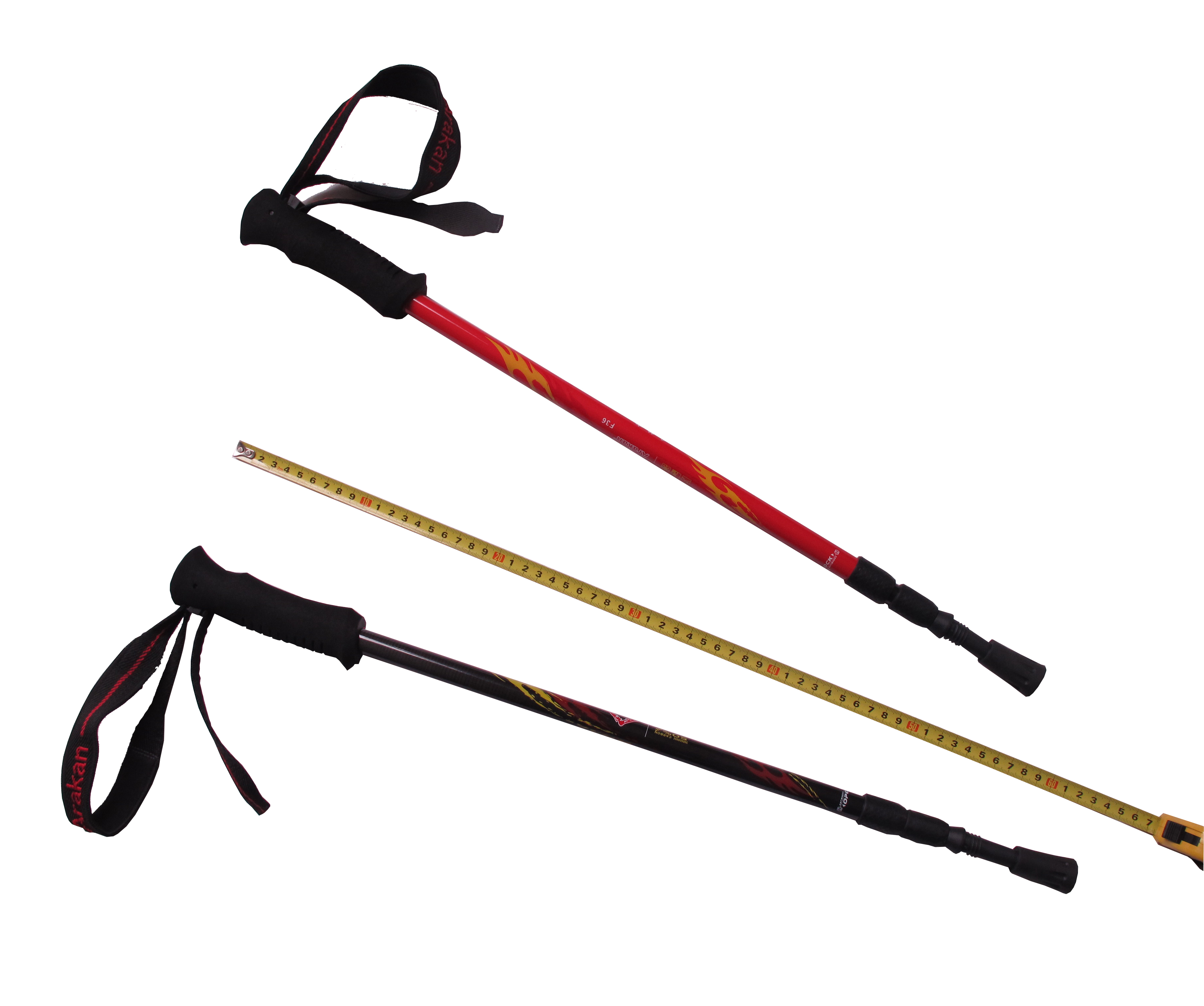Phụ nữ trekking ngoài trời cực carbon siêu nhẹ sợi carbon nạng khóa - Gậy / gậy gậy chống