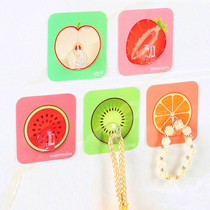 Creative fruit adhesive hook sticky hook no trace adhesive strong adhesive hook Bathroom Kitchen door rear adhesive hook wall adhesive hook