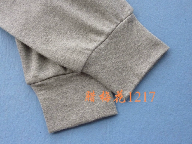 Quần dài cotton một mảnh cho nam, đồ lót cotton, quần ấm, quần len cotton, quần lót, đáy cho người trung niên và người già, độ dày vừa phải cộng size - Quần nóng lên