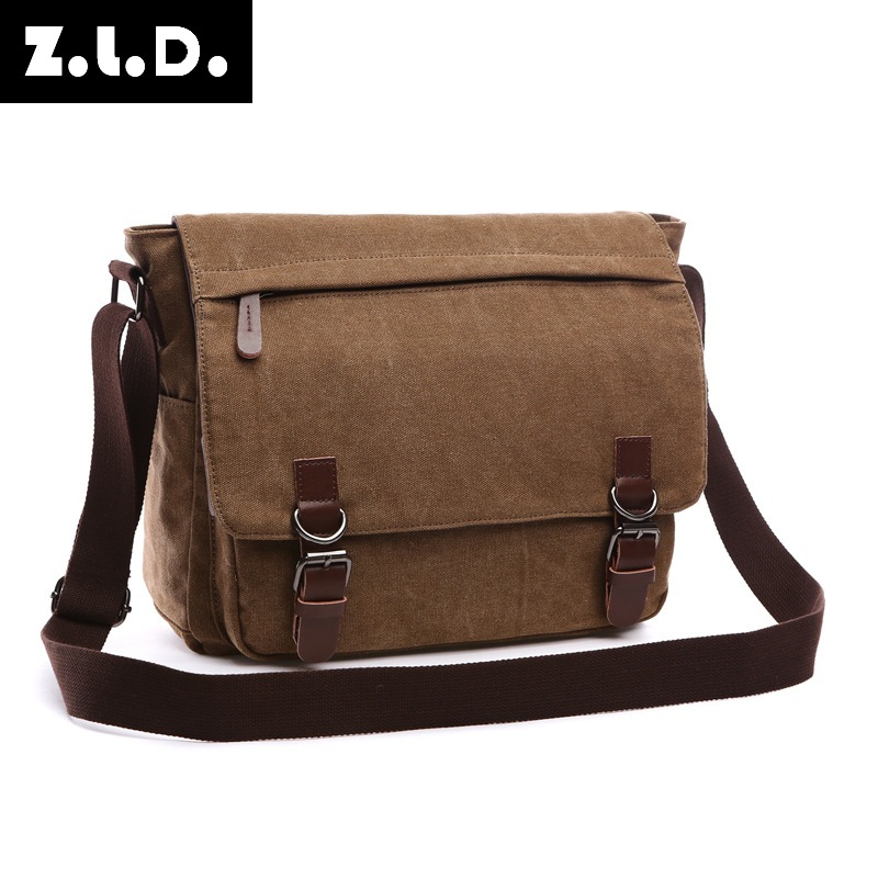 2020 new 100 lap sails cloth bag men and women single shoulder inclined cross-pack practical business computer bag Han version Jane fashion Chaubou